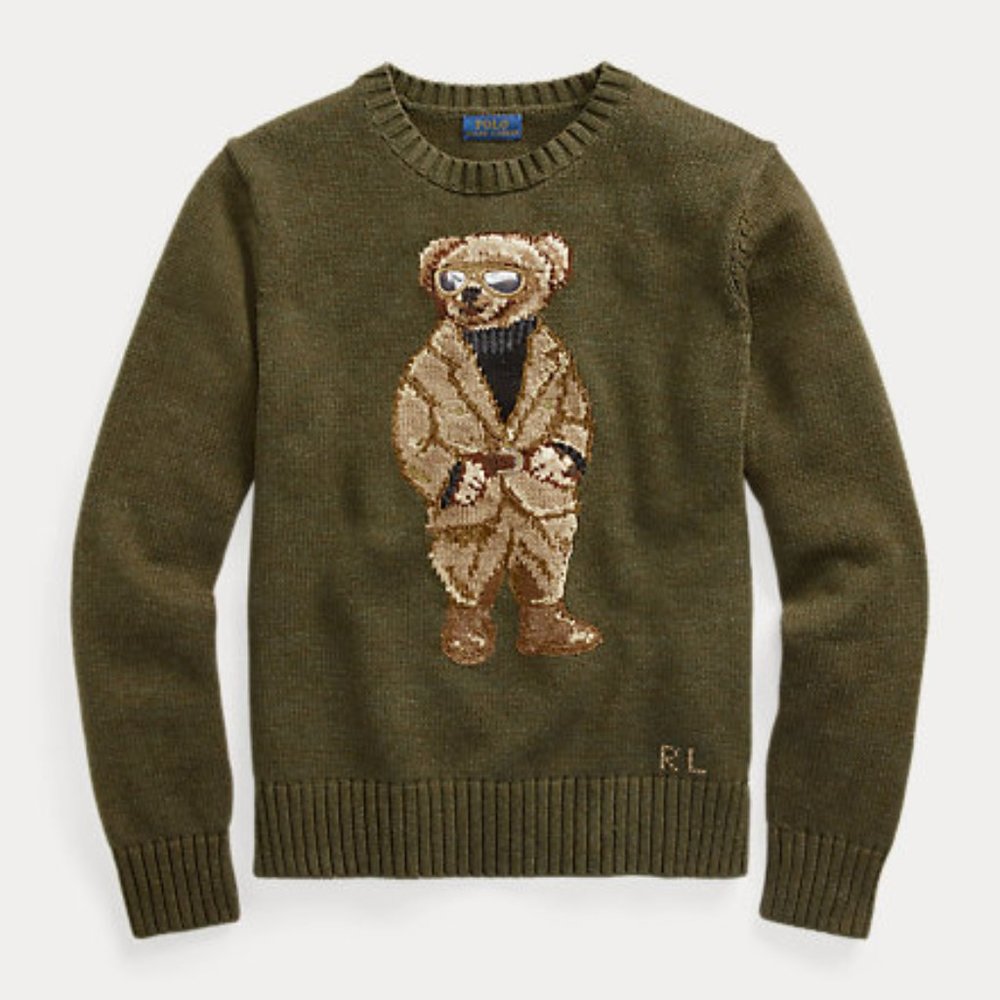 Ralph Lauren Polo Safari Bear Sweater XS